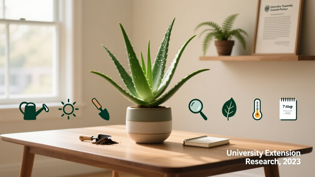 Aloe Vera Plant Care Indoor: 7-Step Science Guide
