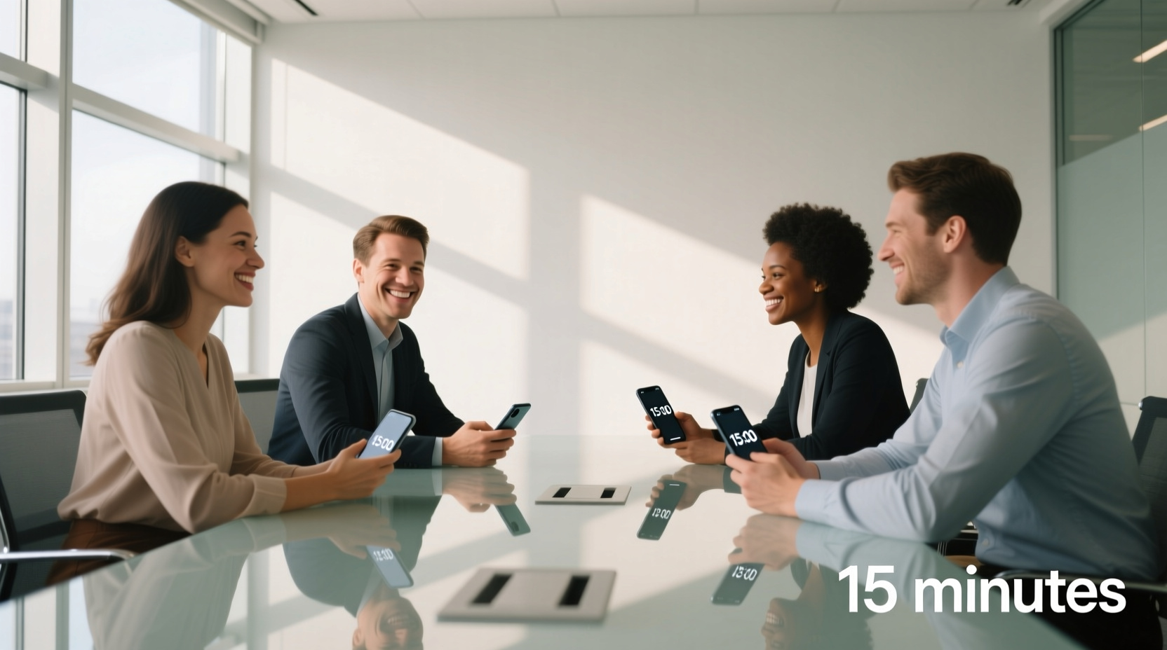 15 minutes is the ideal meeting length