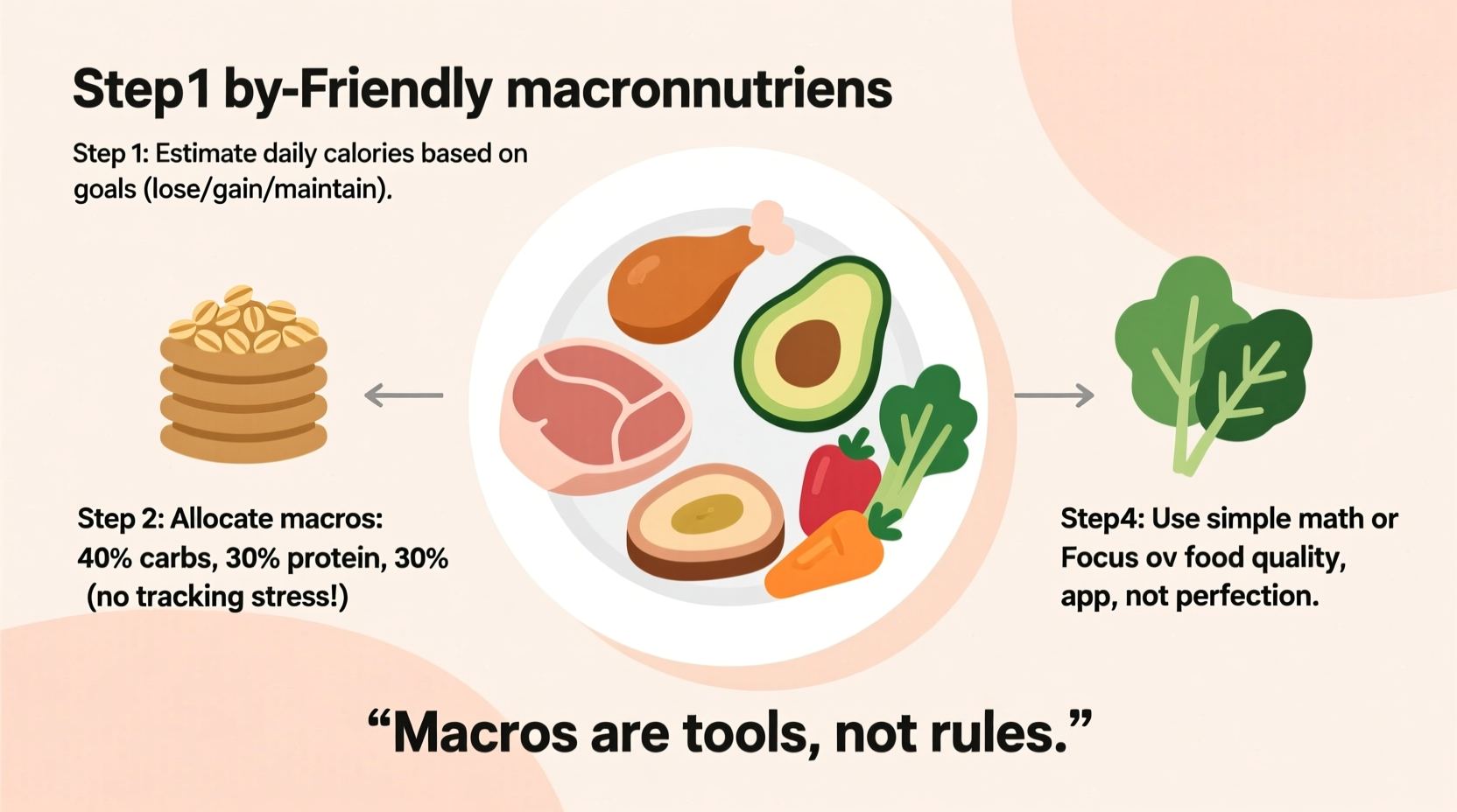 how to calculate macros for beginners without obsessing over food