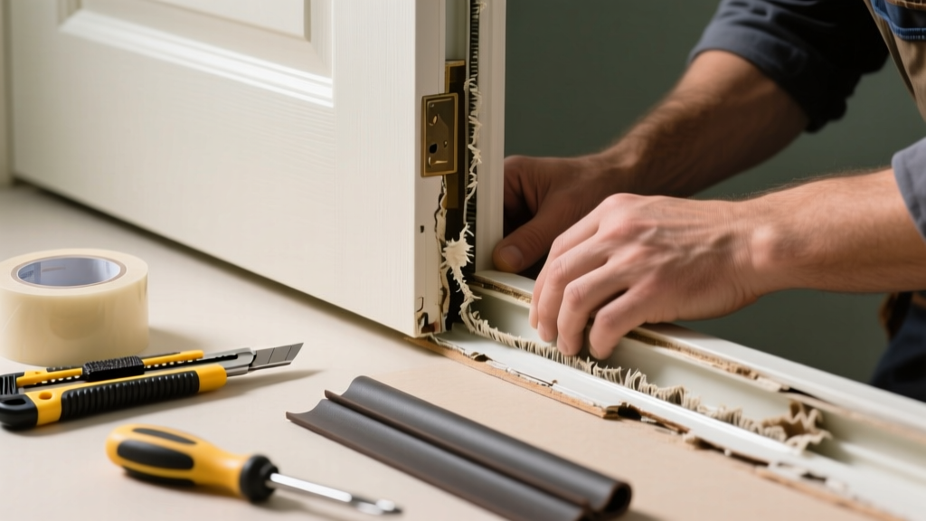 Fix Noisy Door Weatherstripping Worn or Damaged