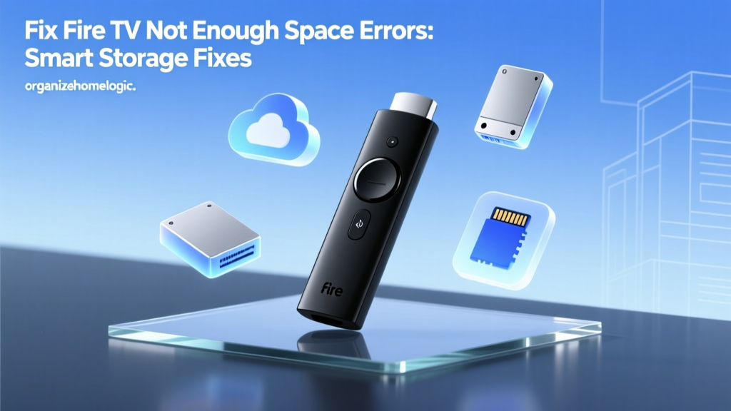 Fix Fire TV Not Enough Space Errors: Smart Storage Fixes