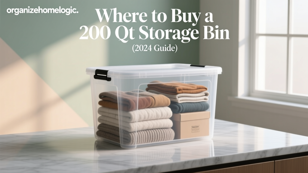 Where to Buy a 200 Qt Storage Bin (2024 Guide)