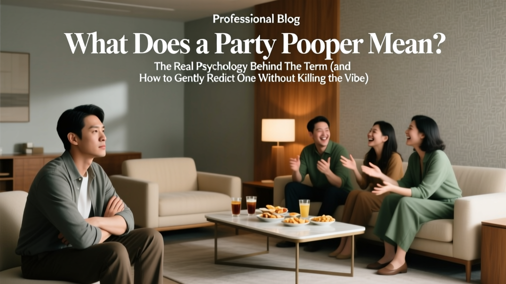 Party Pooper Meaning: Psychology & Gentle Redirect Tips