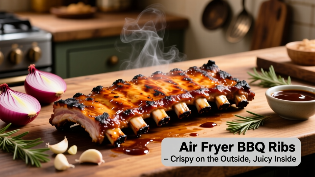 Air Fryer BBQ Country Style Ribs (Crispy & Juicy!)