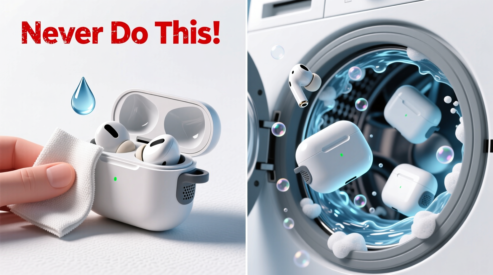 laundry tips can you wash bluetooth earbuds case