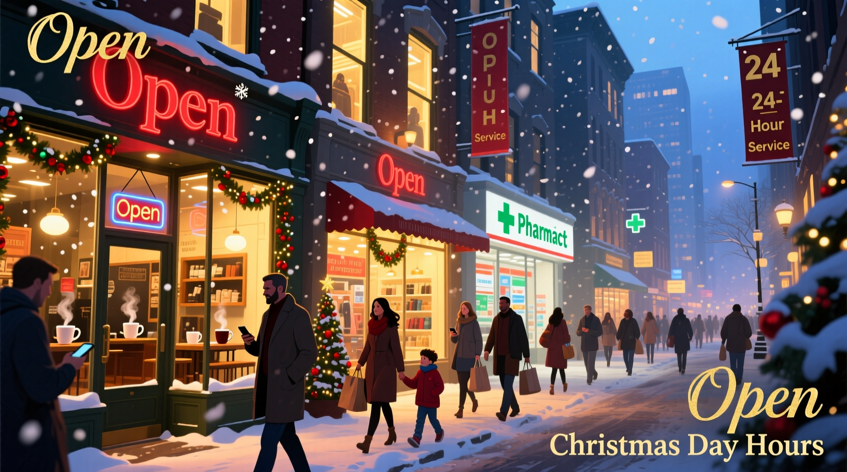 is any stores open on christmas day