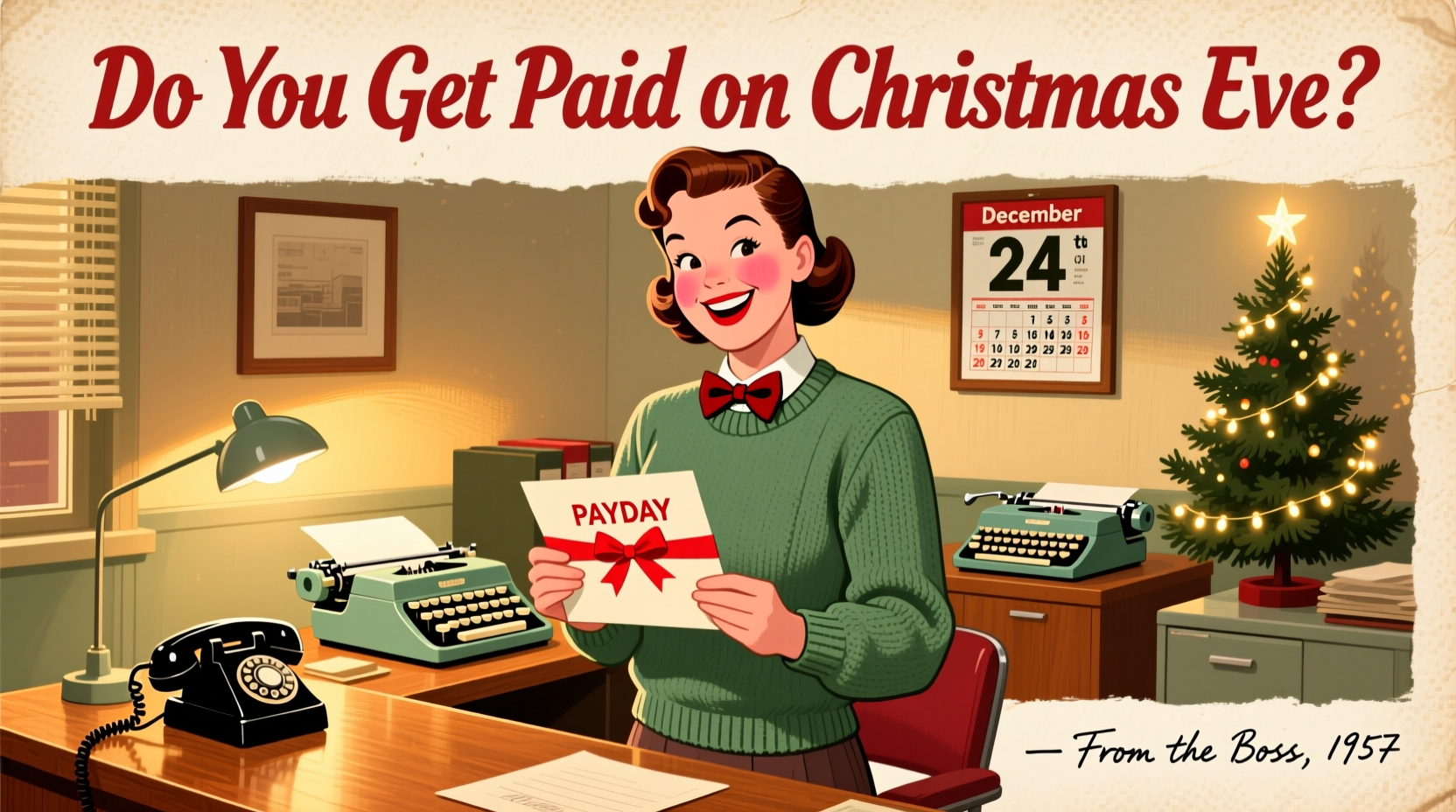 do you get paid on christmas eve