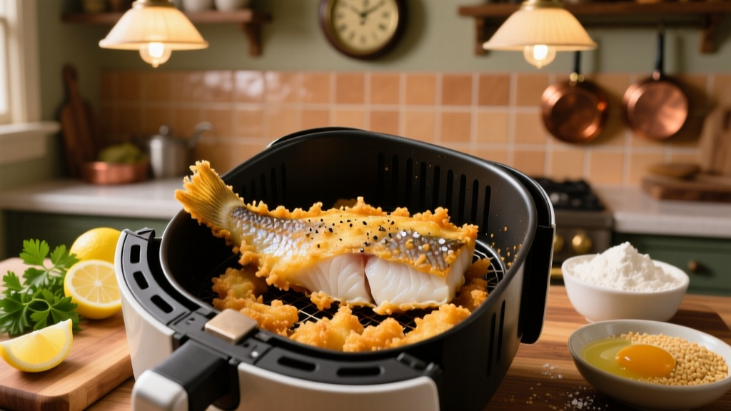Crispy Battered Haddock in Air Fryer (No Soggy Coating!)