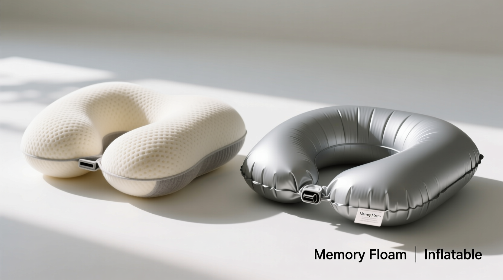 neck pillow memory foam vs inflatable is the inflatable one too uncomfortable