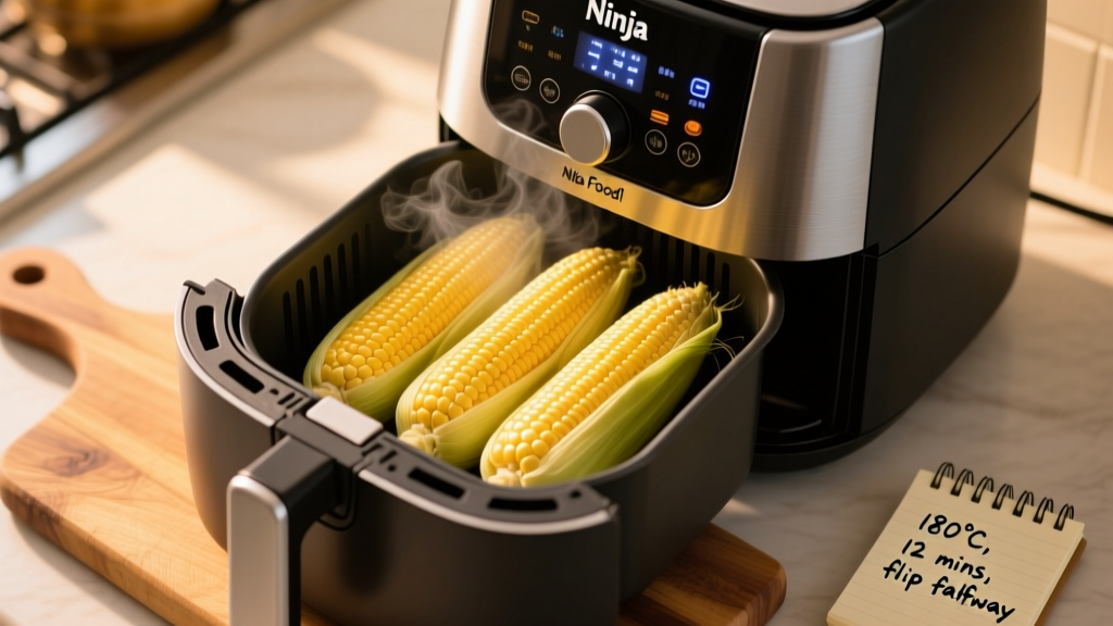 How to Cook Corn on the Cob in Ninja Foodi Air Fryer