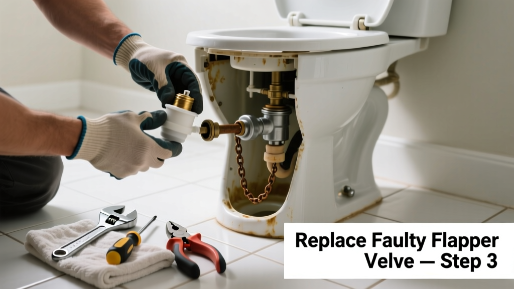 Fix a Running Toilet by Replacing the Faulty Part