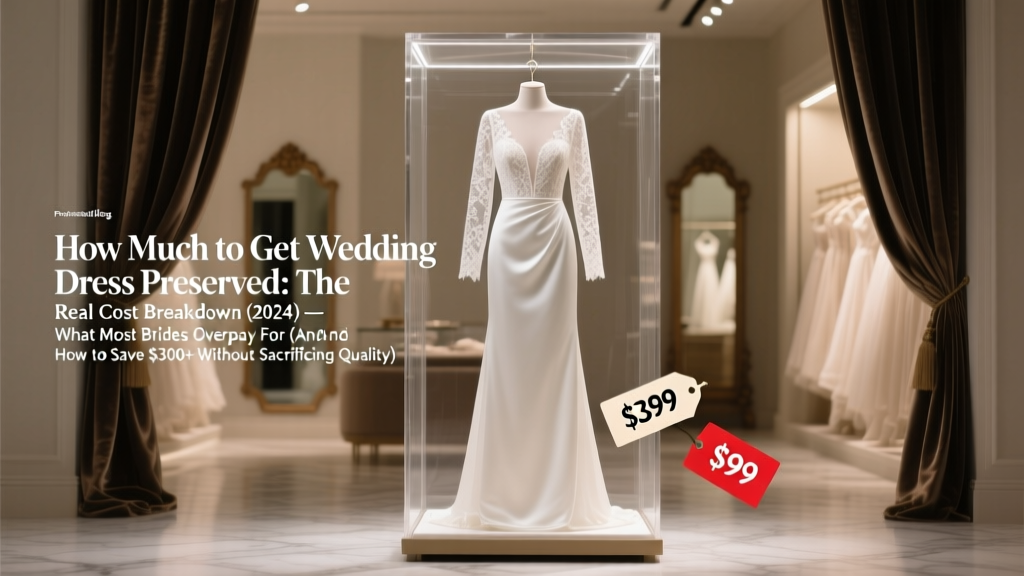 Wedding Dress Preservation Cost (2026)