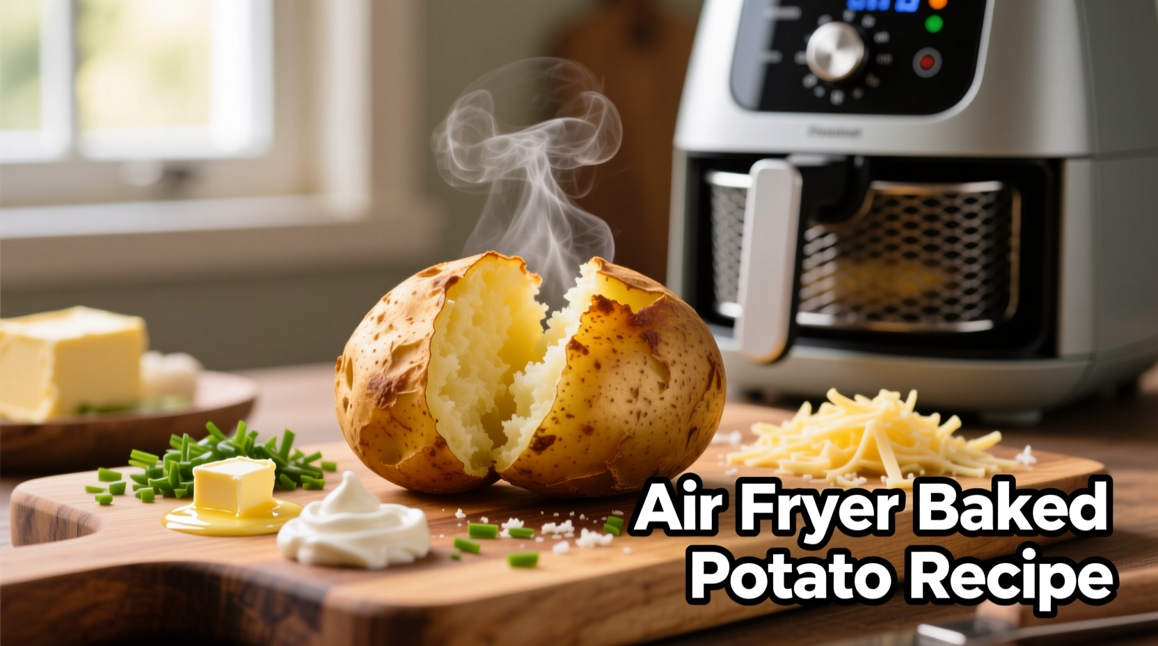 Perfect Air Fryer Baked Potato Recipe in 30 Minutes