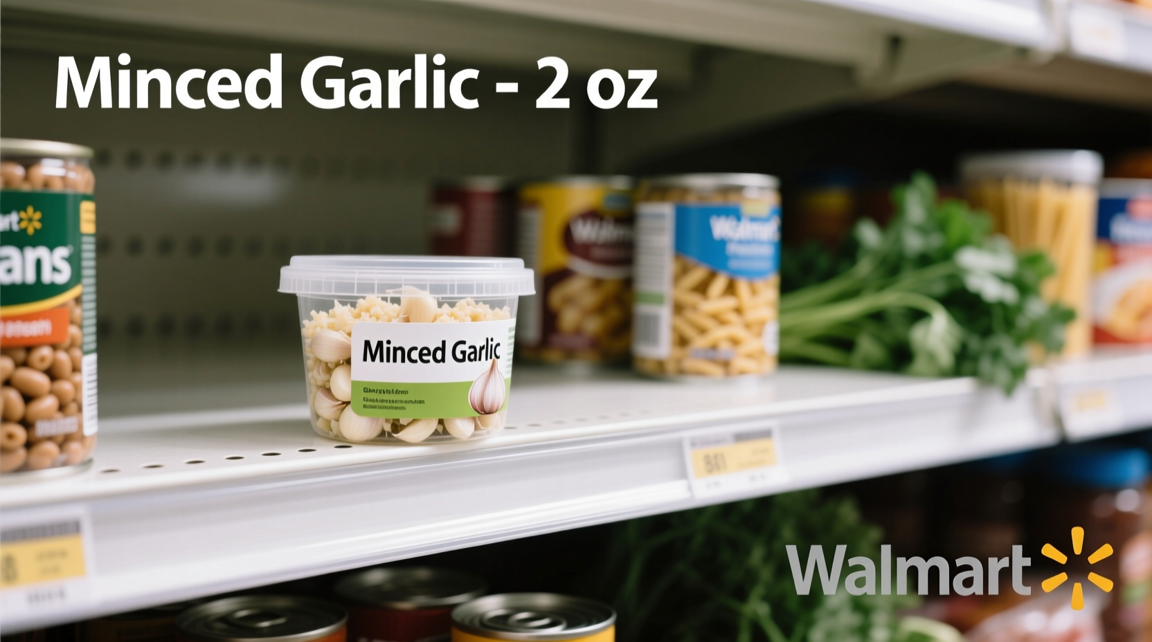 where to find minced garlic at walmart