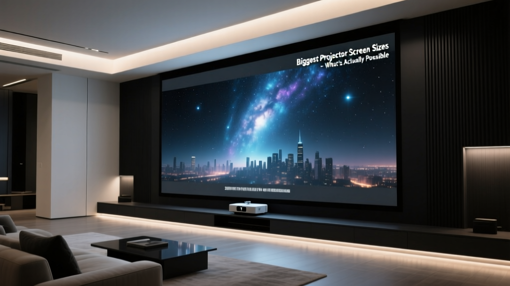 Maximum Projector Screen Sizes: Real-World Limits Tested