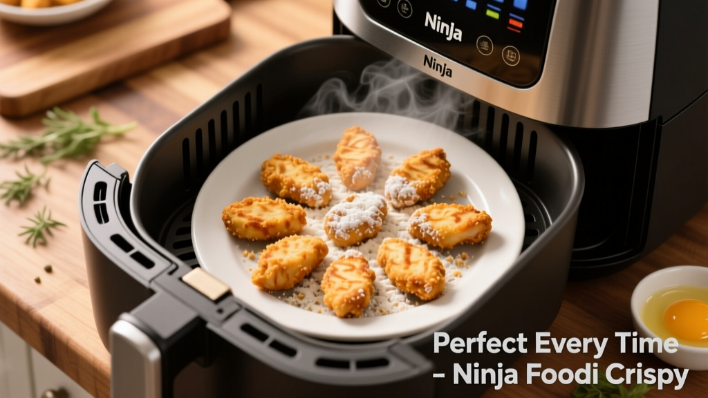 Crispy Frozen Chicken Nuggets in Ninja Foodi