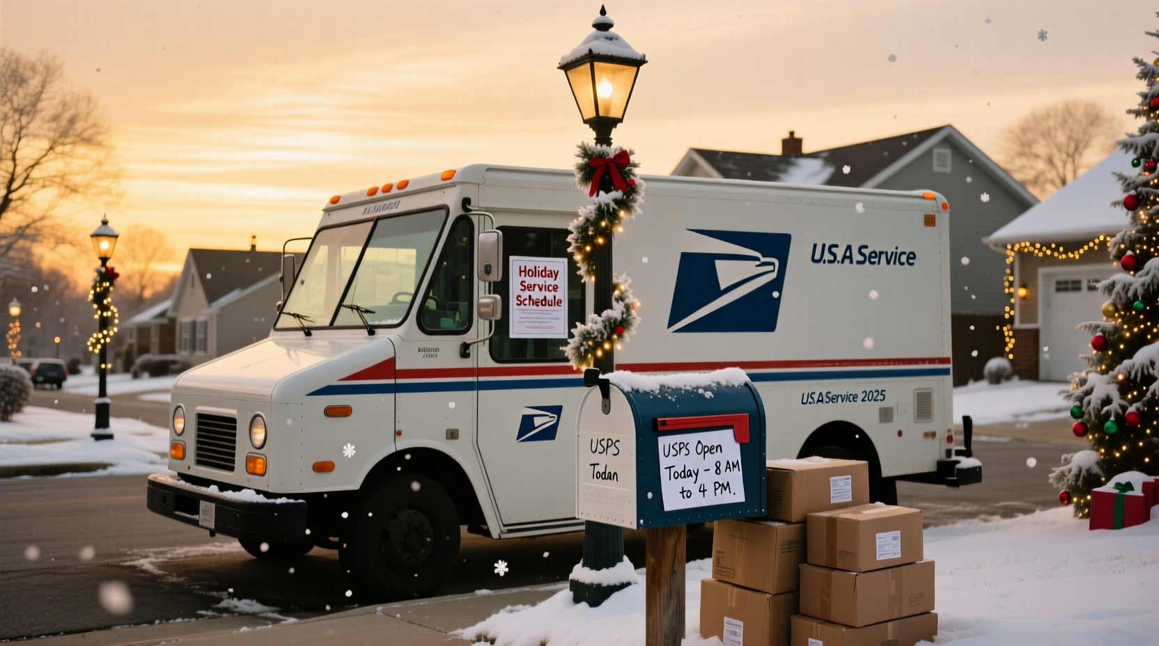 is usps open on christmas eve