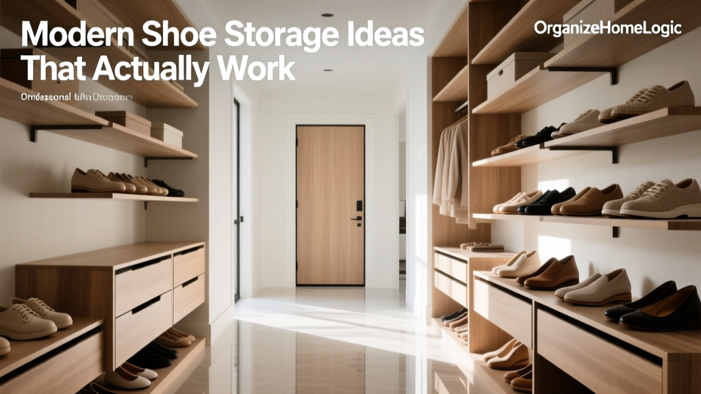 Modern Shoe Storage Ideas That Actually Work