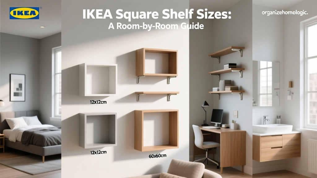 IKEA Square Shelf Sizes: Room-by-Room Guide
