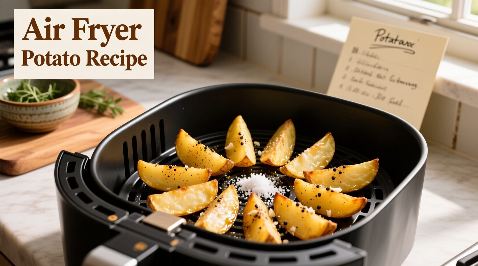 Perfect Air Fryer Potato Recipe: Crispy in 25 Minutes