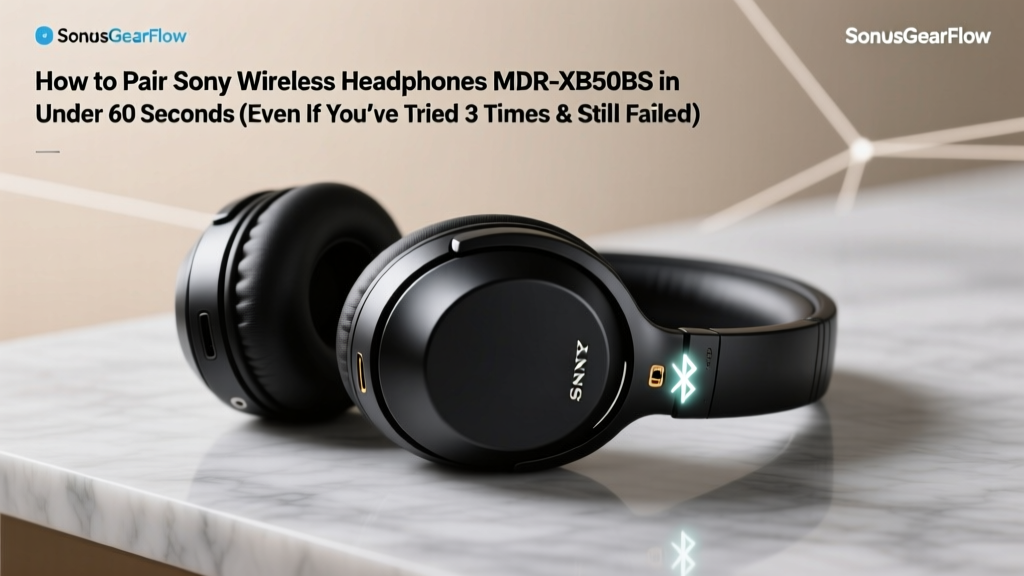Sony MDR-XB50BS Pairing Guide (2026)
