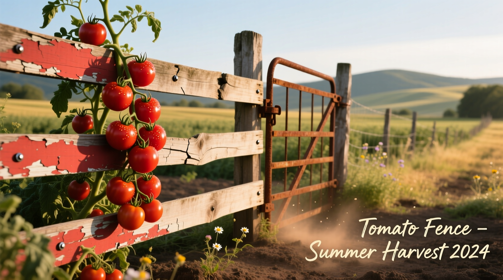 Tomato Fence: Ultimate Support System for Healthy Plants