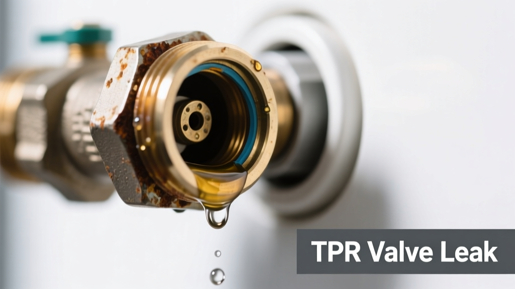 Water Heater TPR Valve Leaking & Clicking: Quick Diagnosis