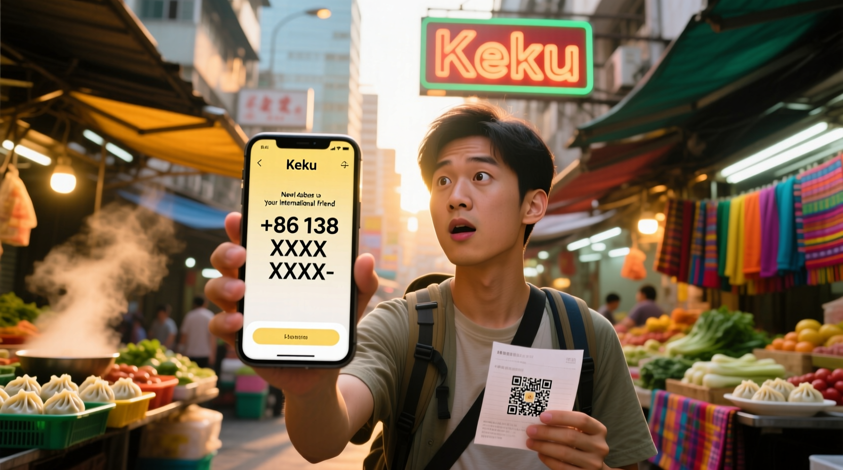 keku assigns local numbers to your international friend