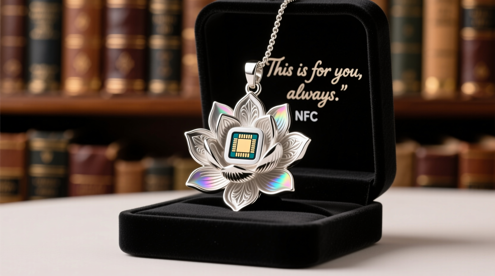 how to embed nfc tags in ornaments that play personalized voice messages when tapped