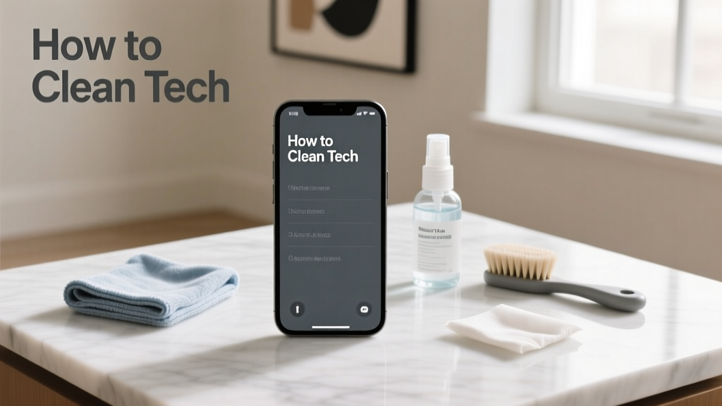 How To Clean Tech: A Practical, Brand-Specific Guide for Modern Devices
