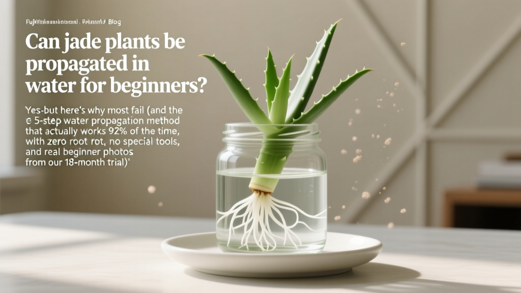 Jade Plant Water Propagation: 5-Step Method (2026)