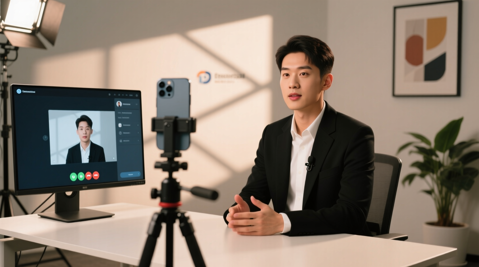 do a trial run of your video interview to make a good i