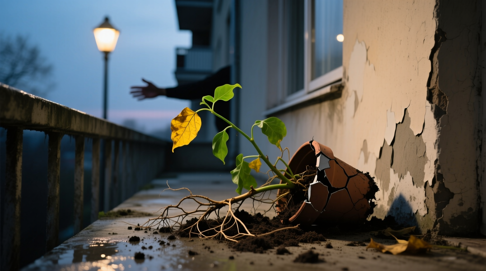 throw away houseplant