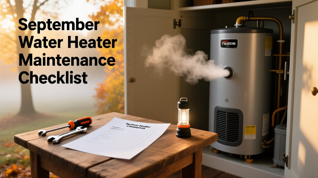 September Water Heater Maintenance Checklist