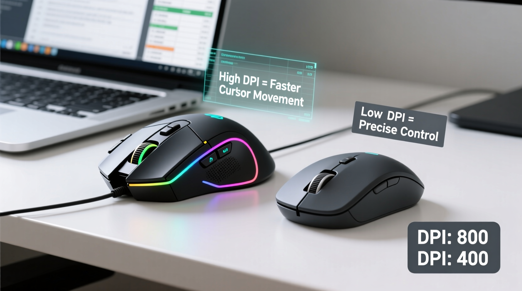 gaming mouse vs regular mouse for productivity tasks is dpi really important
