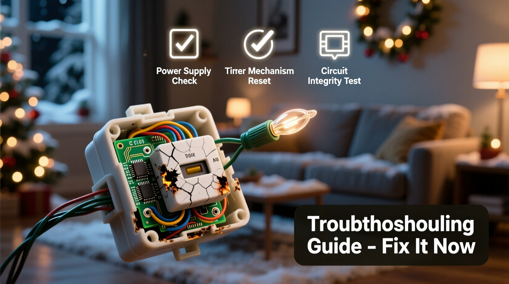 why does my christmas light timer fail and how to fix it