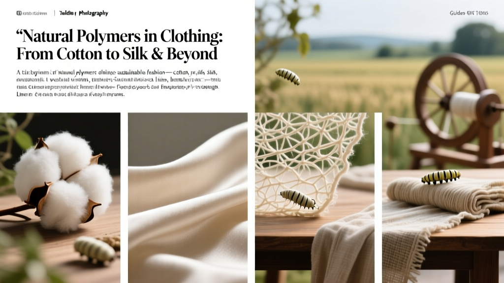 Natural Polymers in Clothing: From Cotton to Silk & Beyond