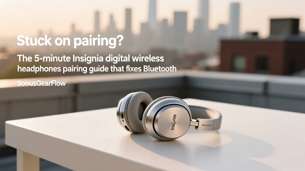 Insignia Digital Wireless Headphones Pairing Guide
