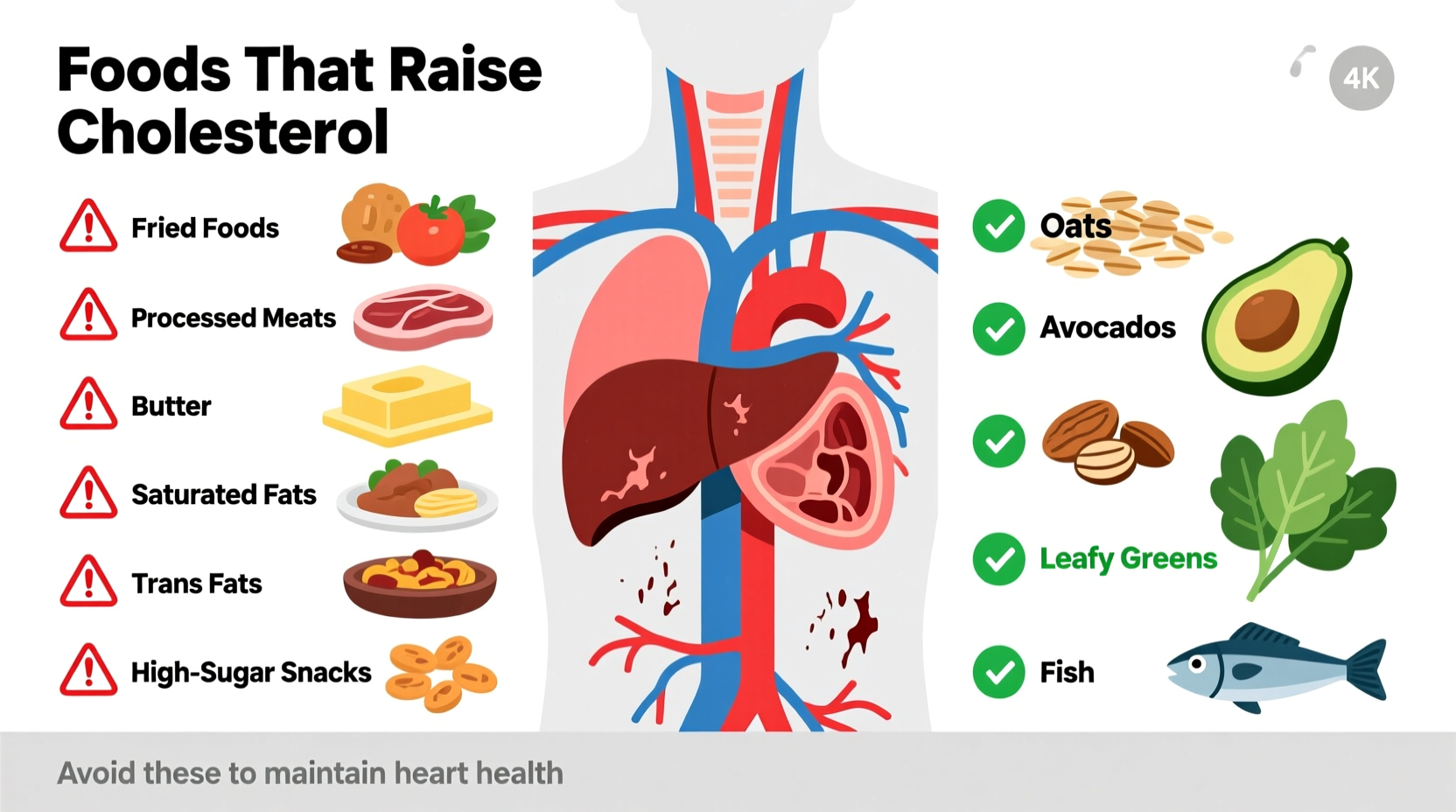 what foods are bad for cholesterol