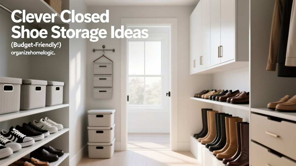 Clever Closed Shoe Storage Ideas (Budget-Friendly!)