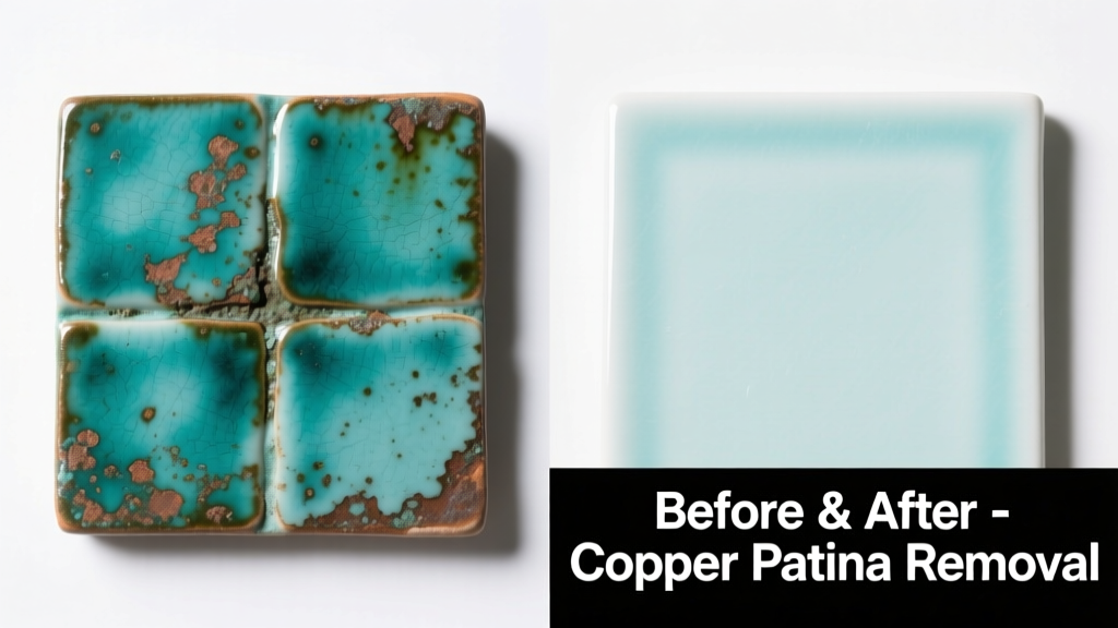 How to Remove Copper Patina from Ceramic Surfaces