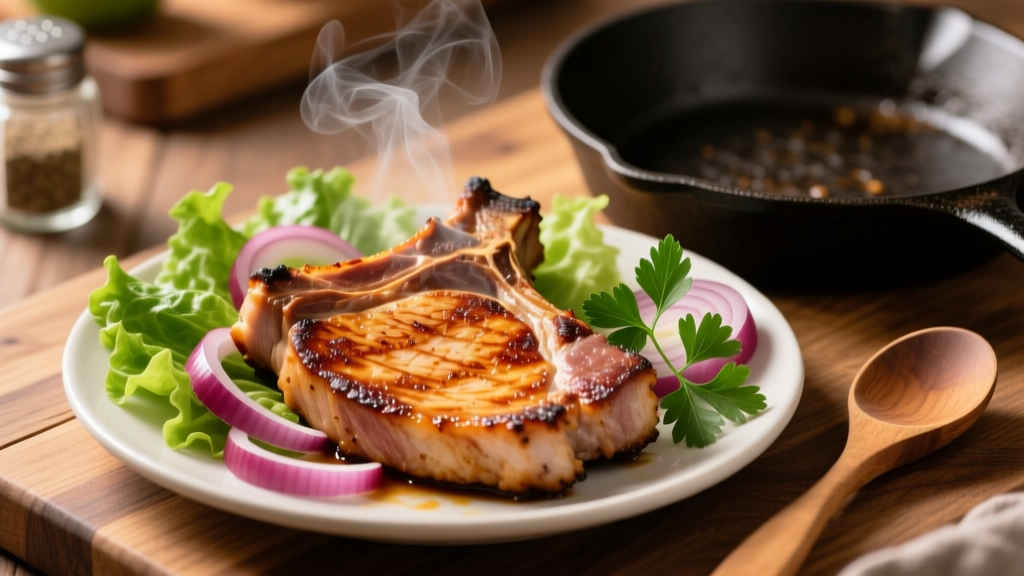 Crispy Boneless Thick Pork Chops in Air Fryer