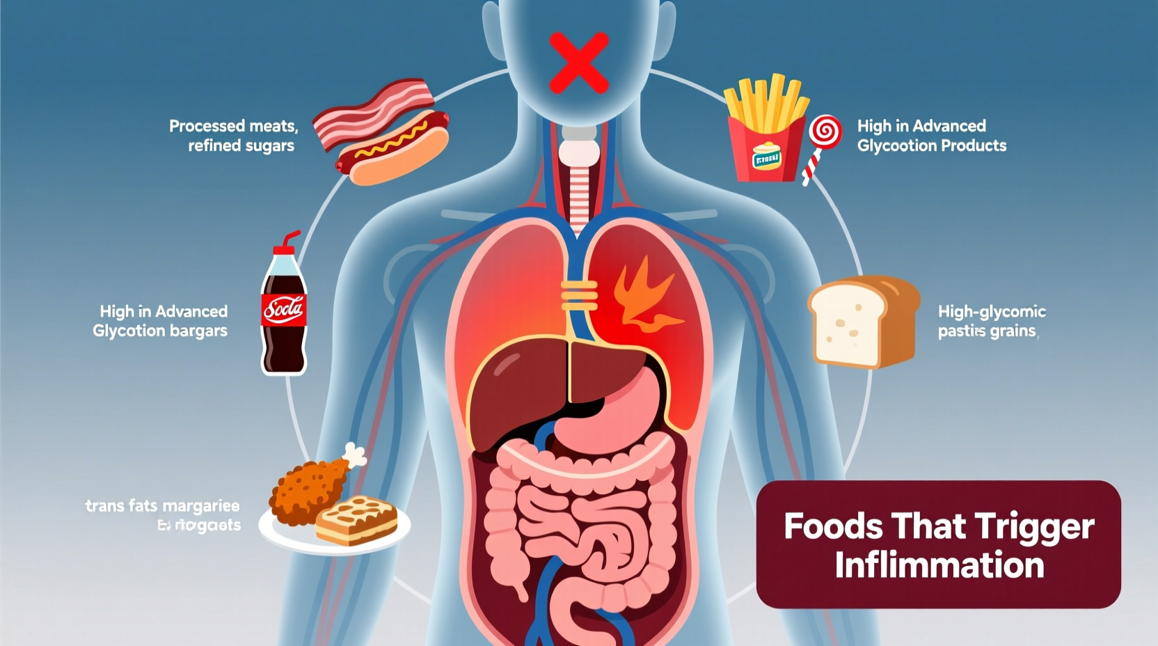 Top Foods That Cause Inflammation: Science-Backed List