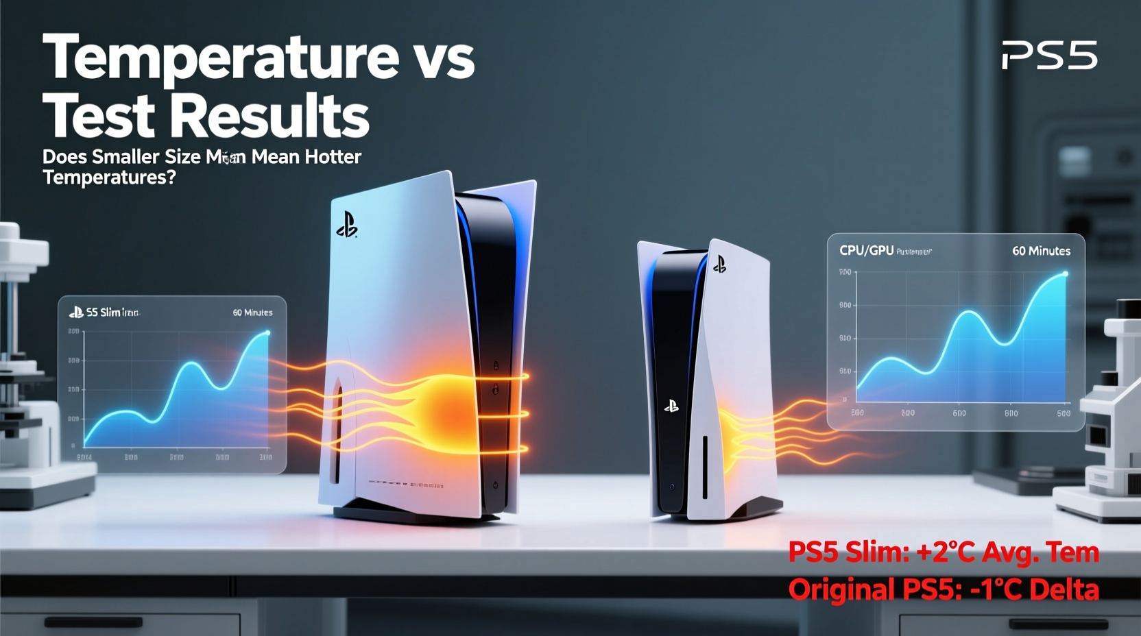 ps5 slim vs original ps5 does the smaller size mean hotter temperatures
