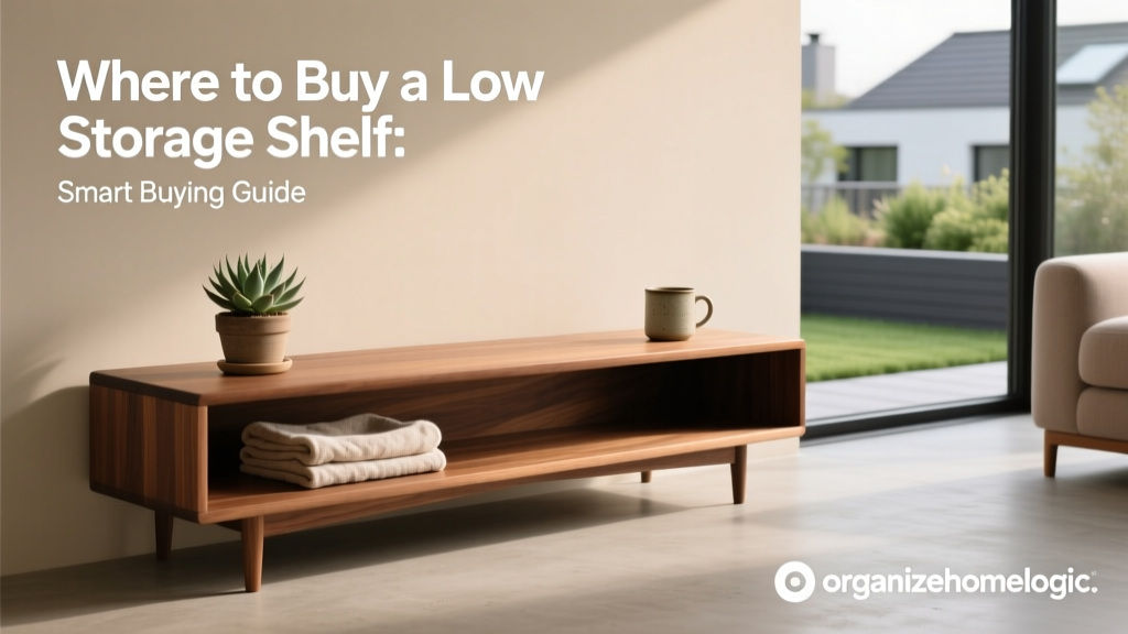 Where to Buy a Low Storage Shelf: Smart Buying Guide