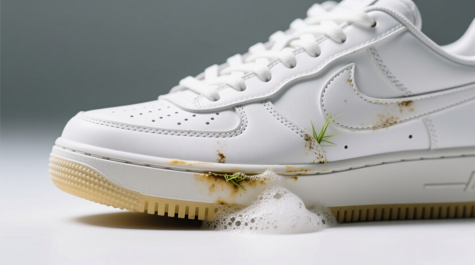 how to remove grass stains from white sneakers