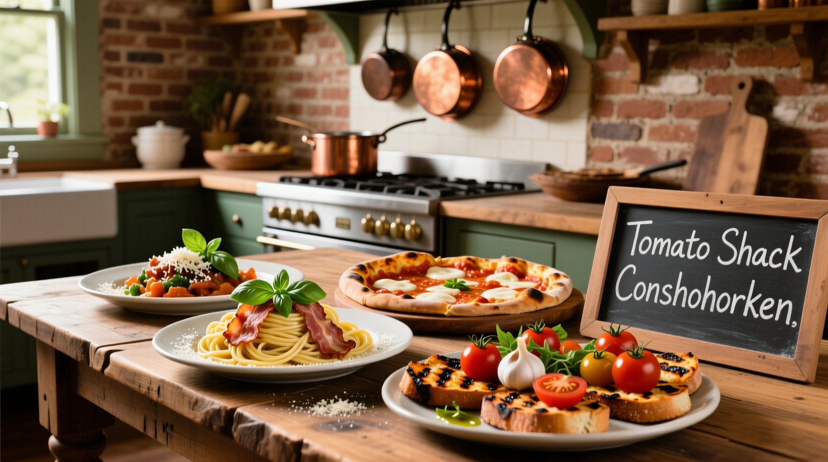 Authentic Italian dishes at Tomato Shack Conshohocken