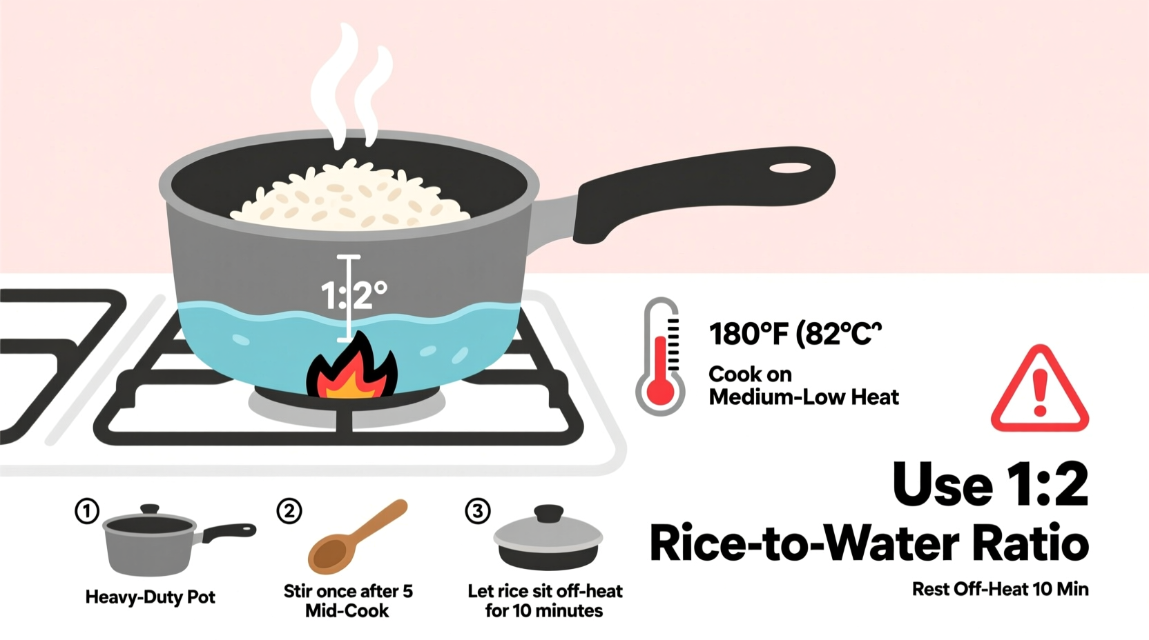 why does my rice always burn at the bottom simple stove top fixes