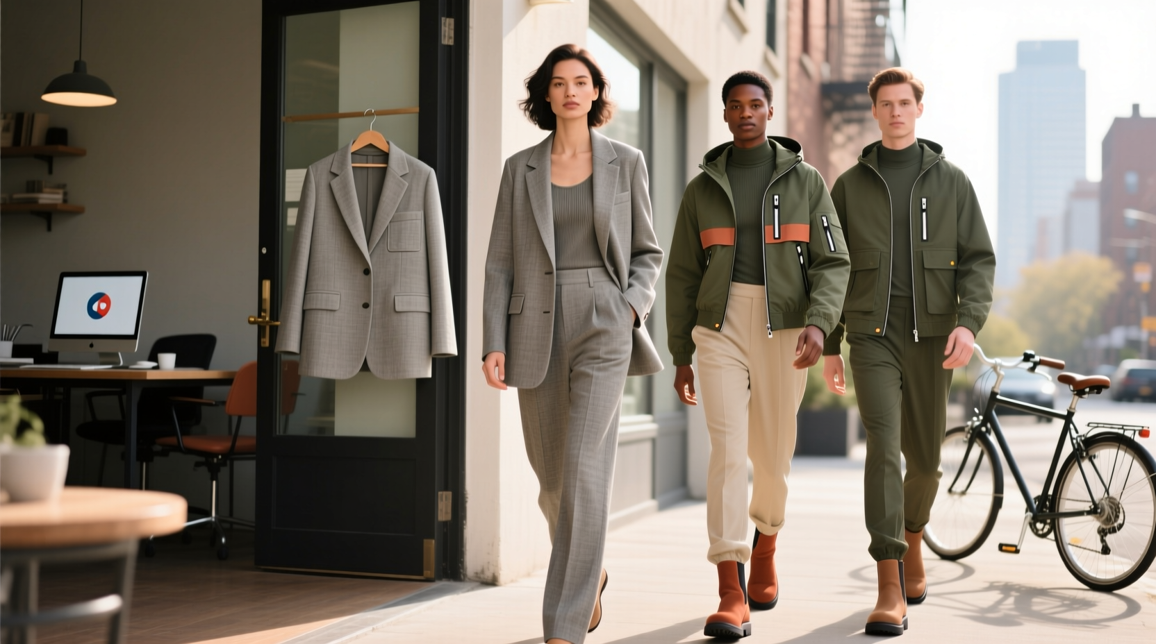 closet organization tips for hybrid workwear