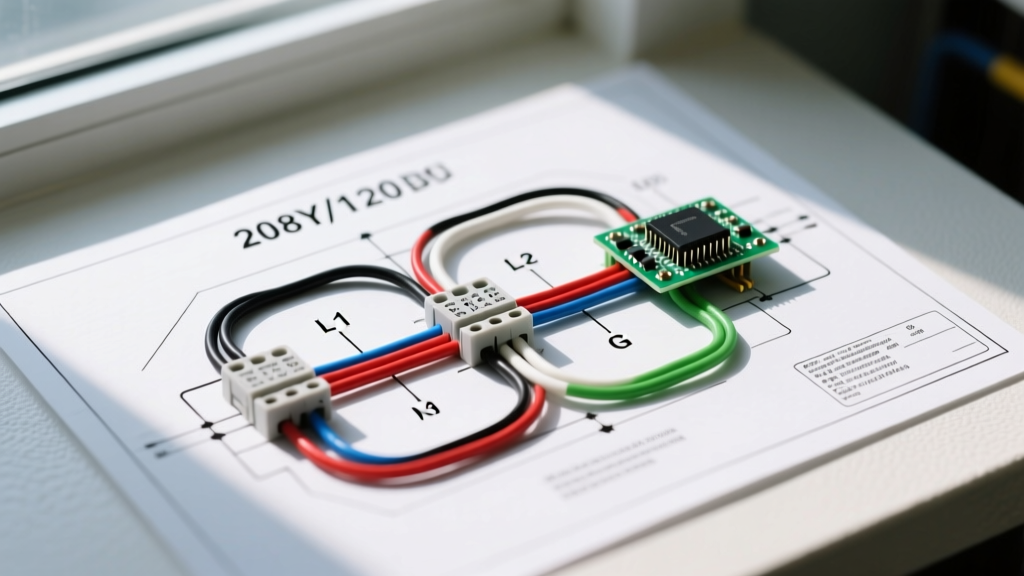 How to Read a 3 Phase to Single Phase Wiring Diagram for 208Y/120V Panels